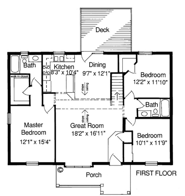 Main Floor Plan for House Plan #539131
