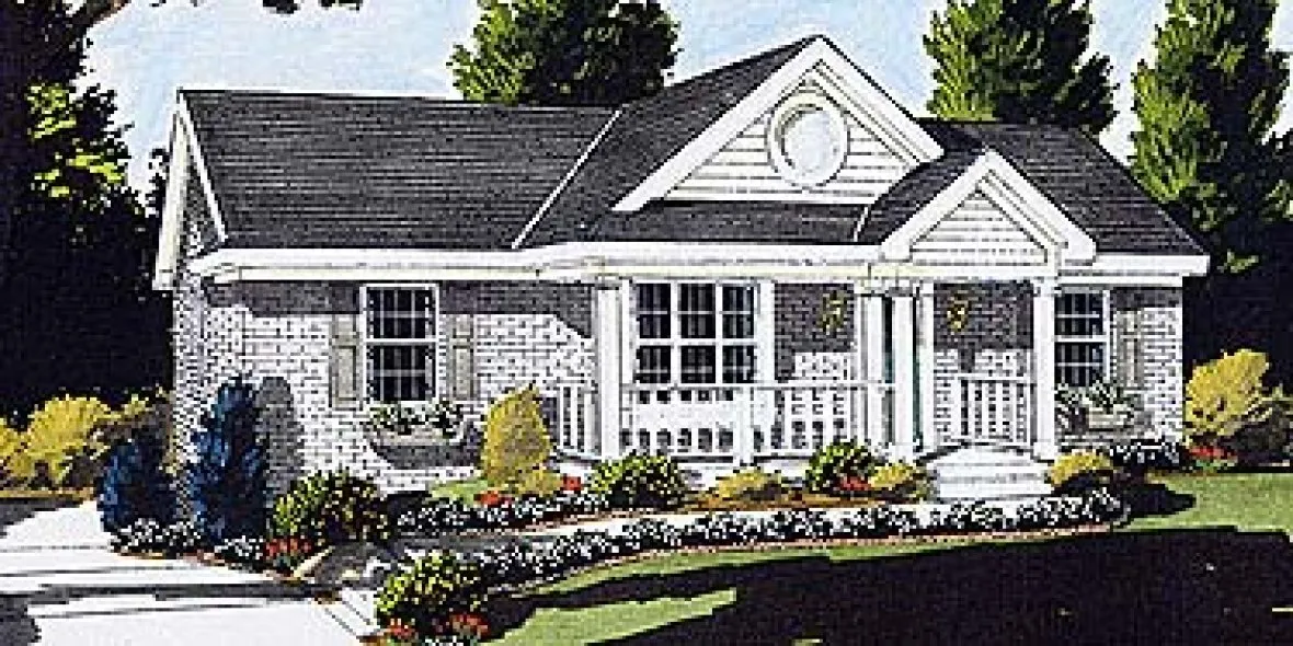 Full Rendering for House Plan #539131