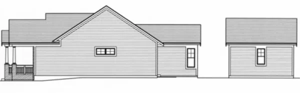 Right Elevation for House Plan #536311