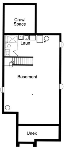 Basement Plan for House Plan #536311