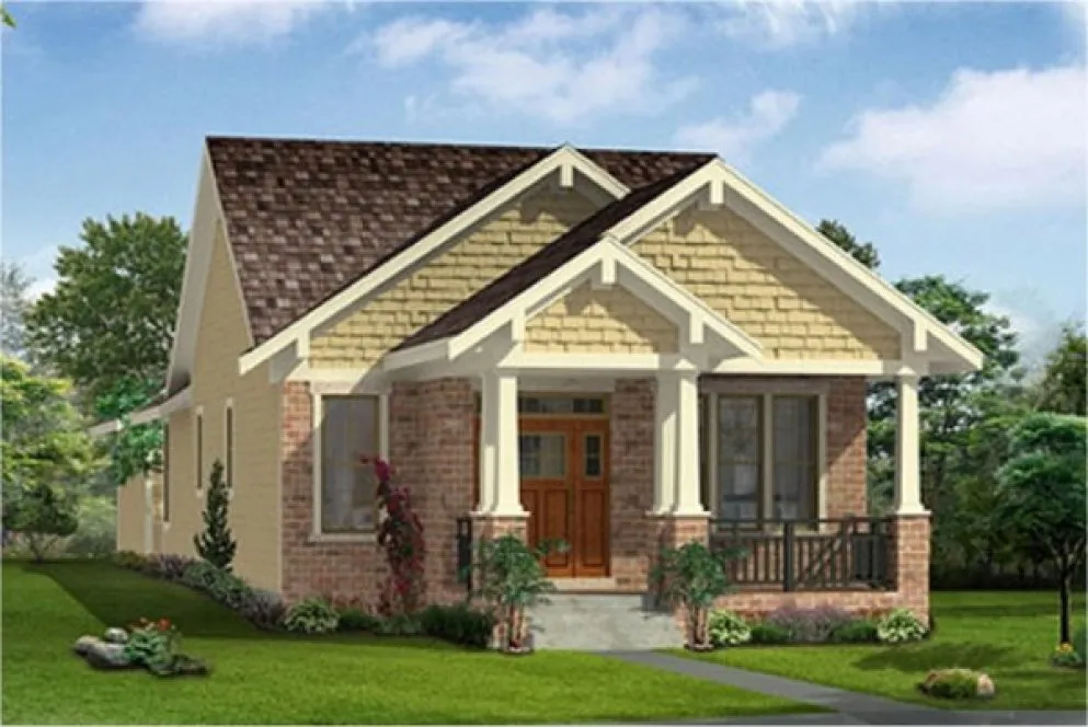 Full Rendering for House Plan #536311