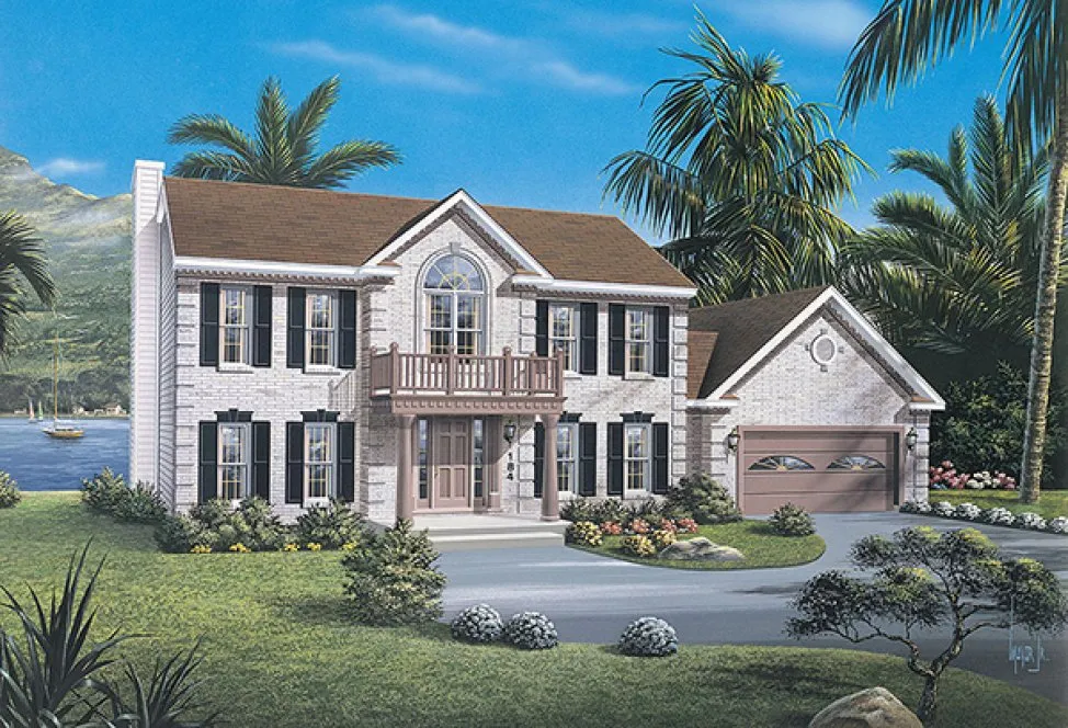 Full Rendering for House Plan #631142
