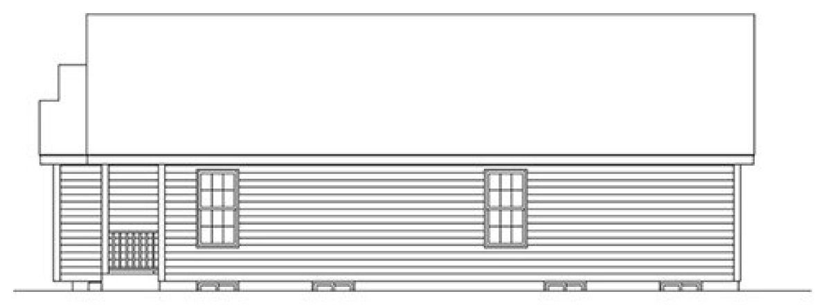 Right Elevation for House Plan #636931