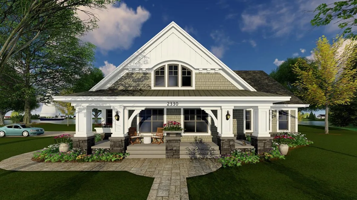 Full Rendering for House Plan #286681