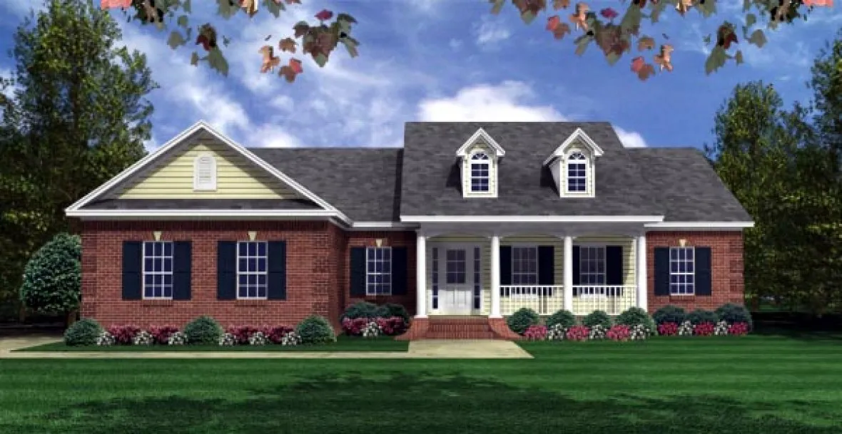 Full Rendering for House Plan #211624