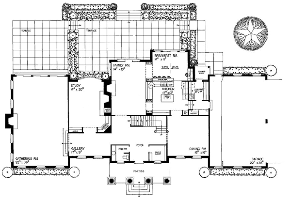 Main Floor Plan for House Plan #523115