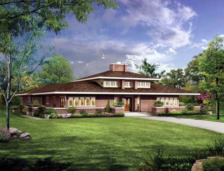 Full Rendering for House Plan #526262