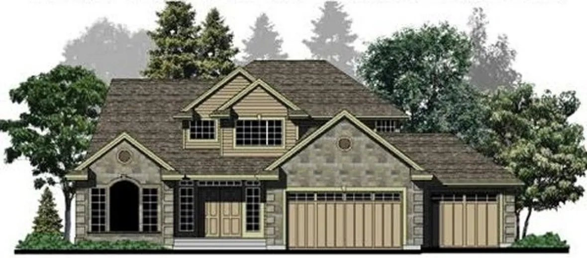 Full Rendering for House Plan #506972