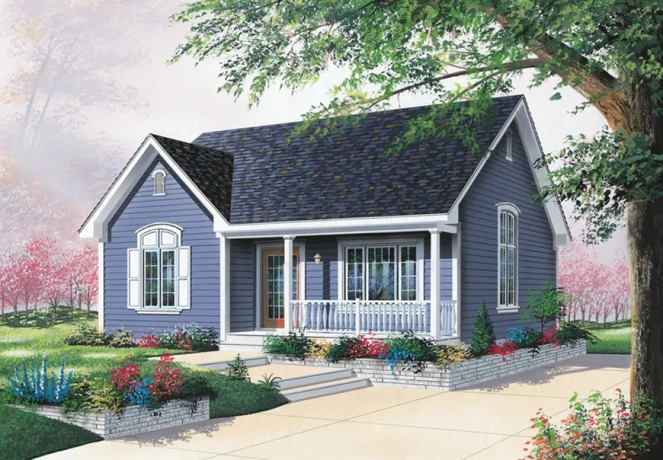 Full Rendering for House Plan #141512