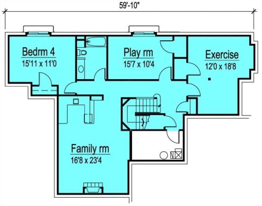 Basement Plan for House Plan #579042