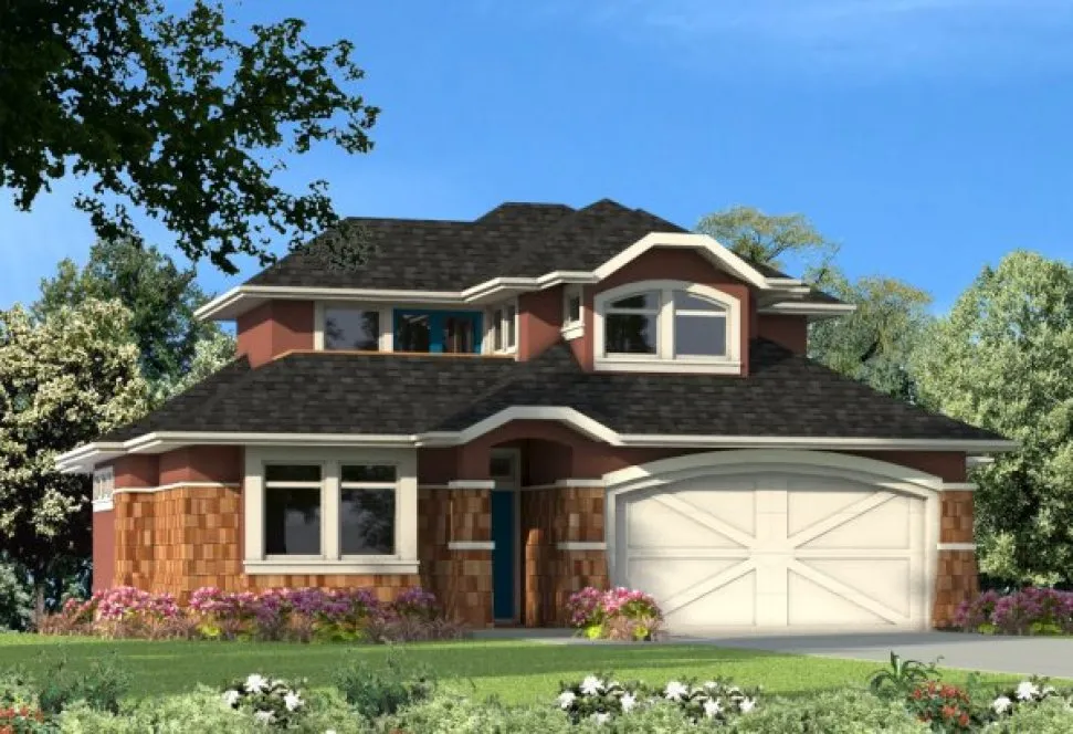 Full Rendering for House Plan #573882