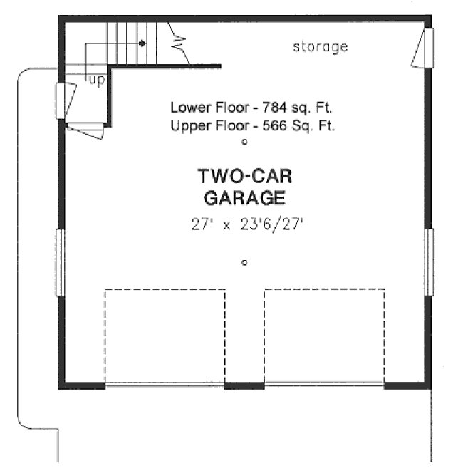 Main Floor Plan for House Plan #137729