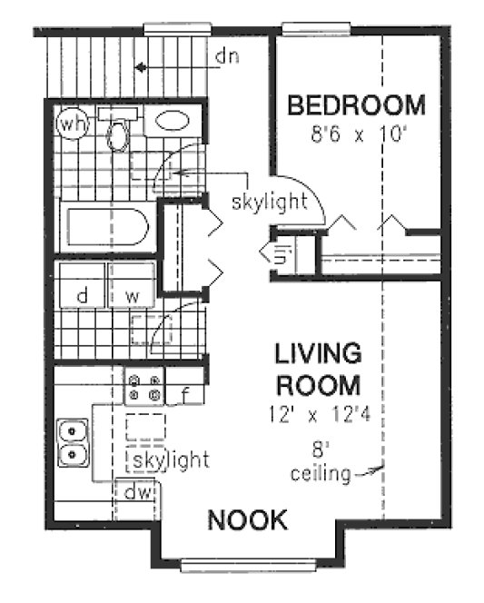 Second Floor Plan for House Plan #137729