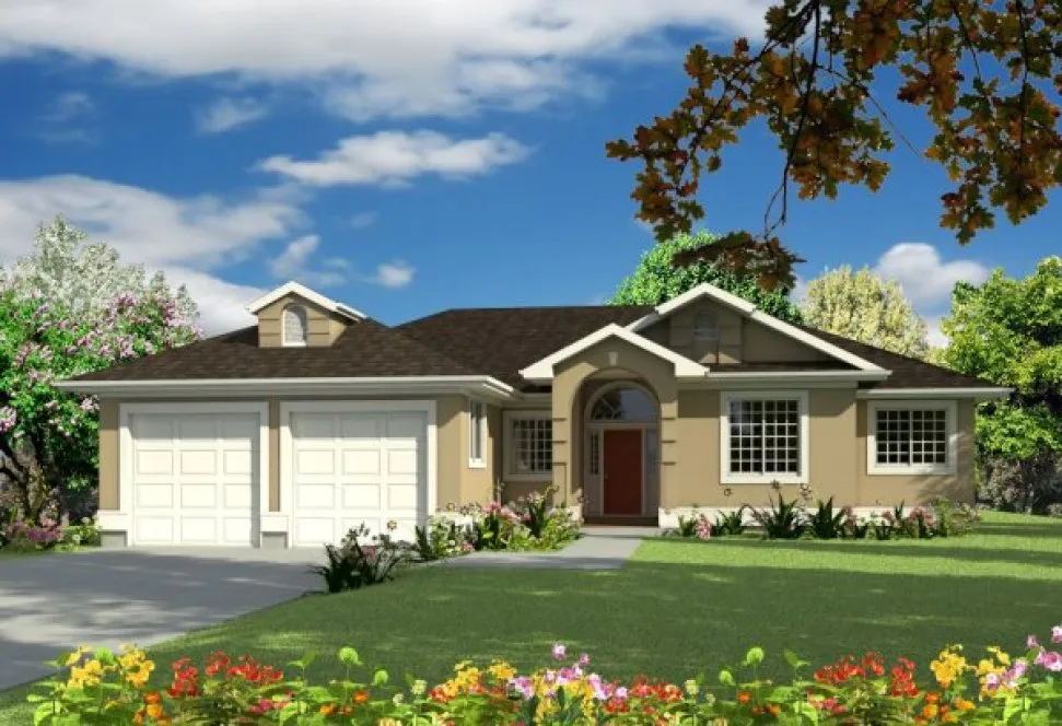 Full Rendering for House Plan #576671