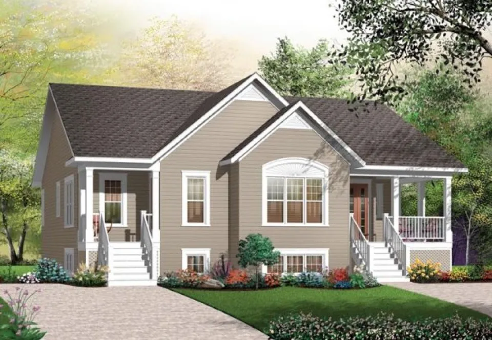 Full Rendering for House Plan #147303