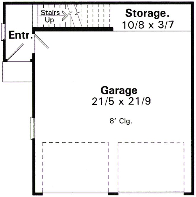 Main Floor Plan for House Plan #114140