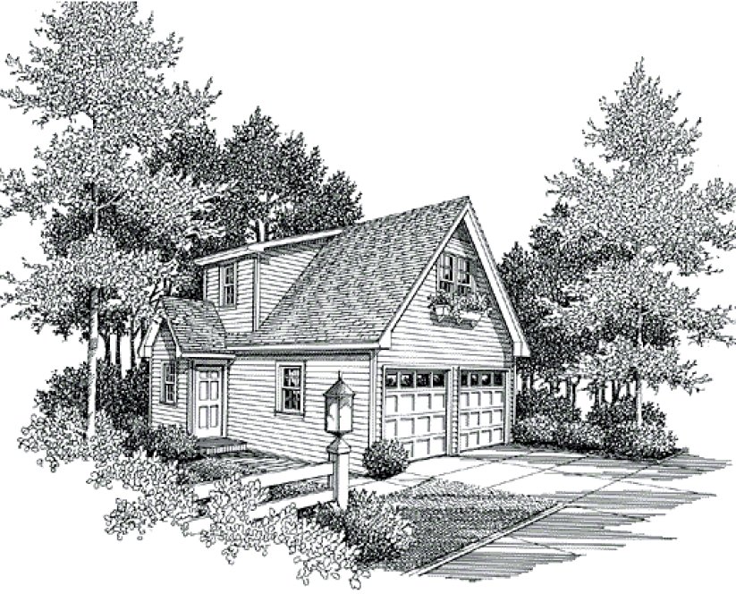 Full Rendering for House Plan #114140