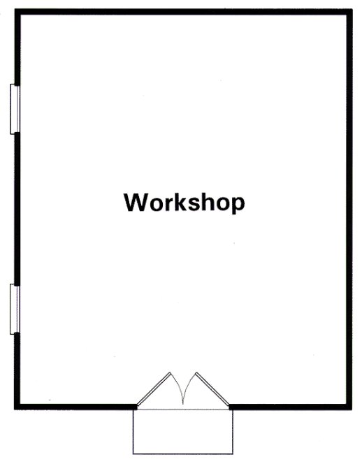 Main Floor Plan for Project Plan #110840