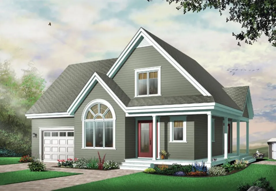 Full Rendering for House Plan #147862