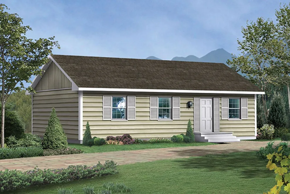 Full Rendering for House Plan #631000