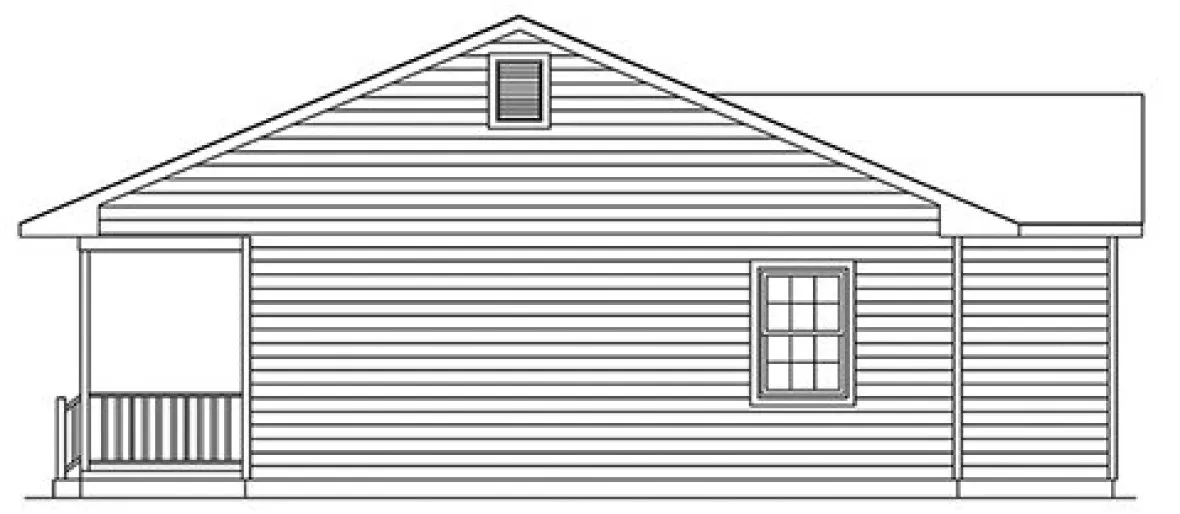 Right Elevation for House Plan #631285