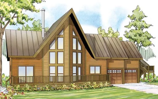 Full Rendering for House Plan #340861