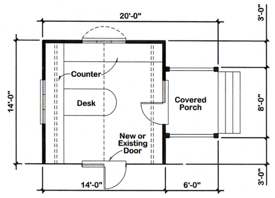 Main Floor Plan for Project Plan #186209