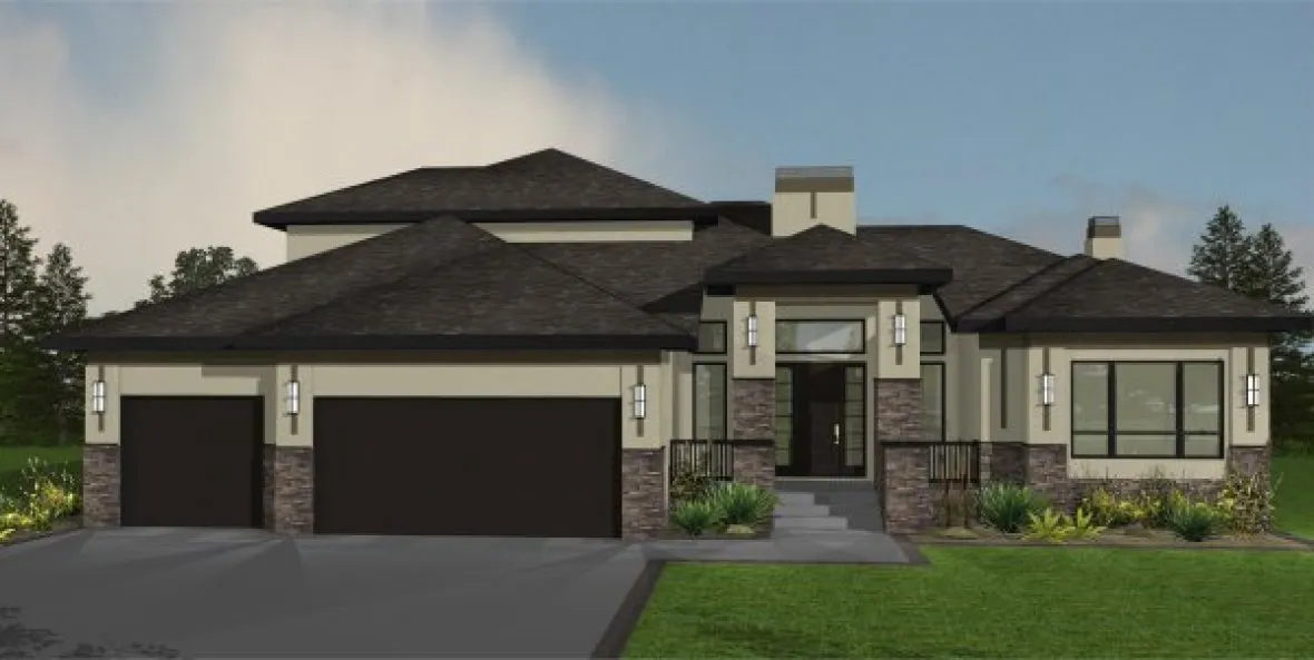 Full Rendering for House Plan #558354