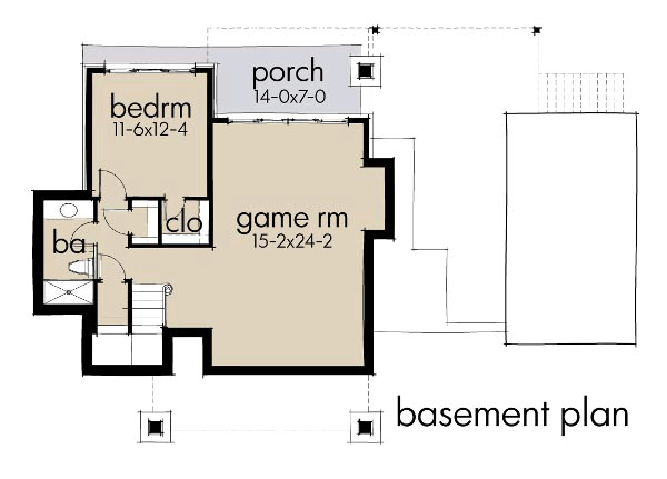 Basement Plan for House Plan #640589
