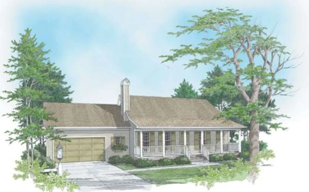 Full Rendering for House Plan #113521