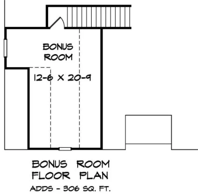 Attic Plan for House Plan #714471