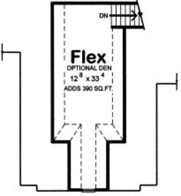 Attic Plan for House Plan #704942