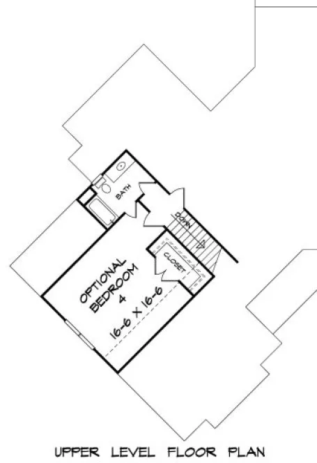 Attic Plan for House Plan #718182