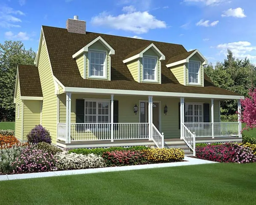 Full Rendering for House Plan #181601