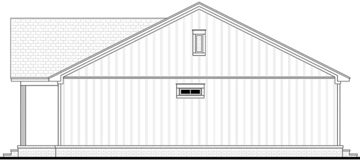 Right Elevation for House Plan #306902