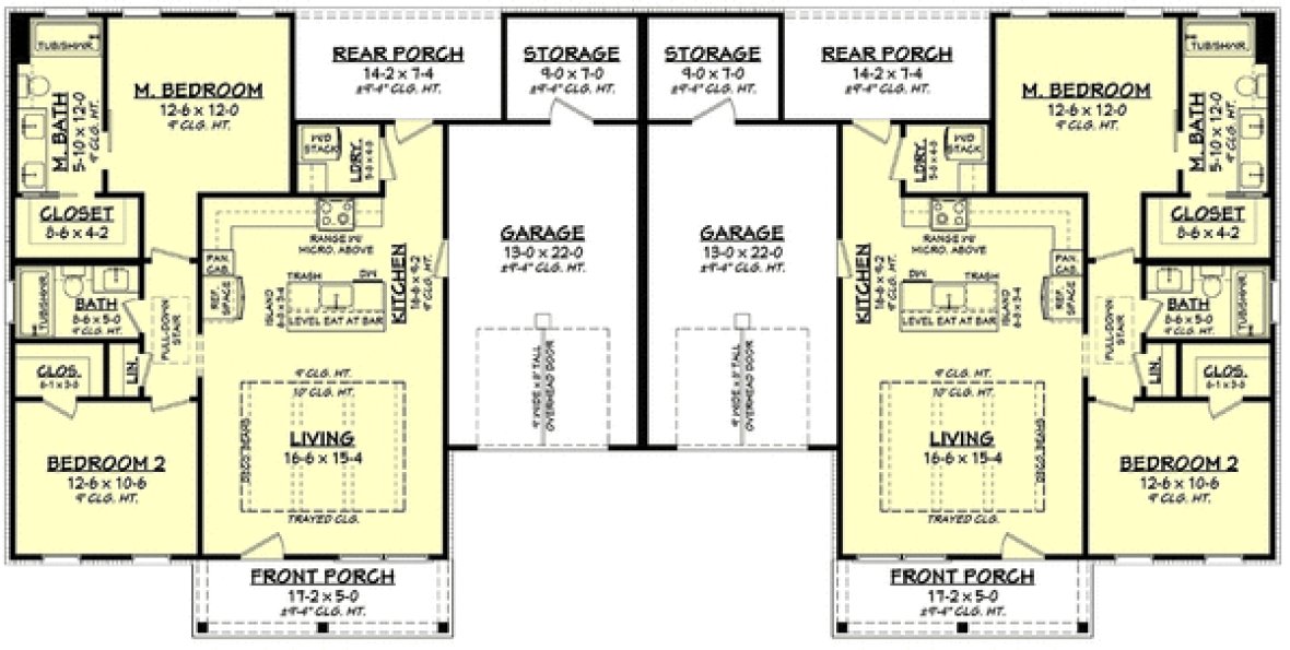 Main Floor Plan for House Plan #306902
