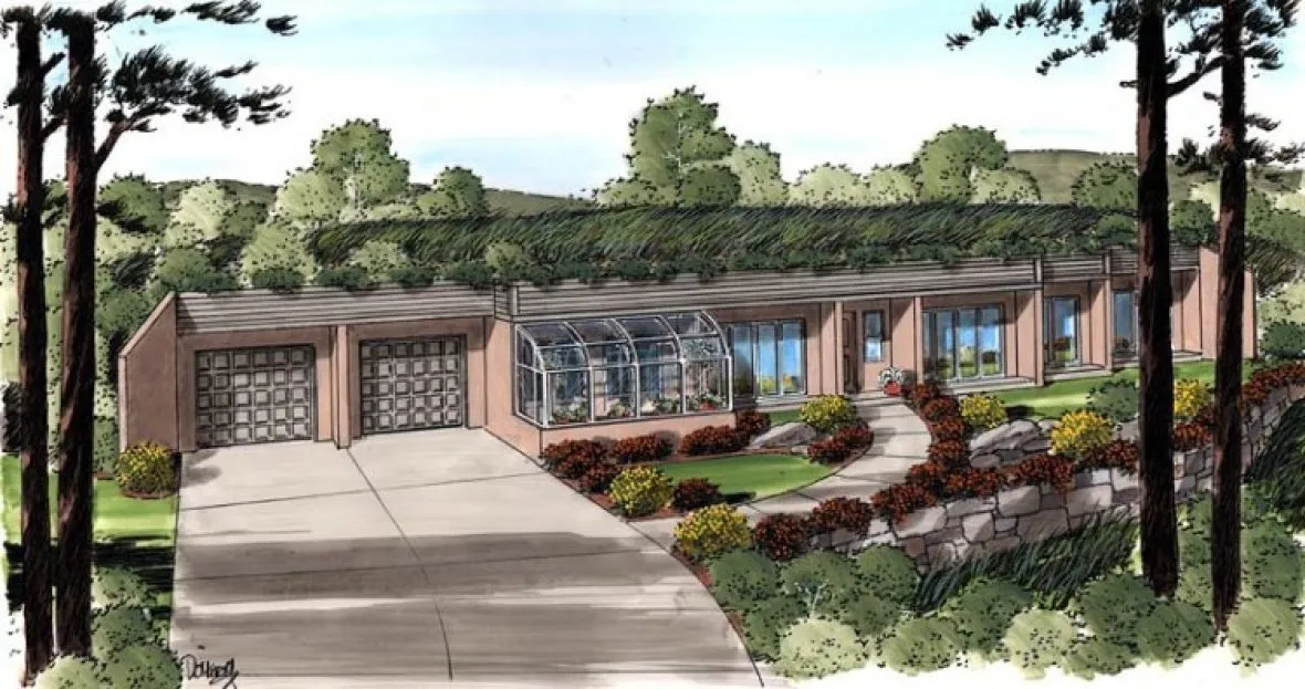 Full Rendering for House Plan #189312