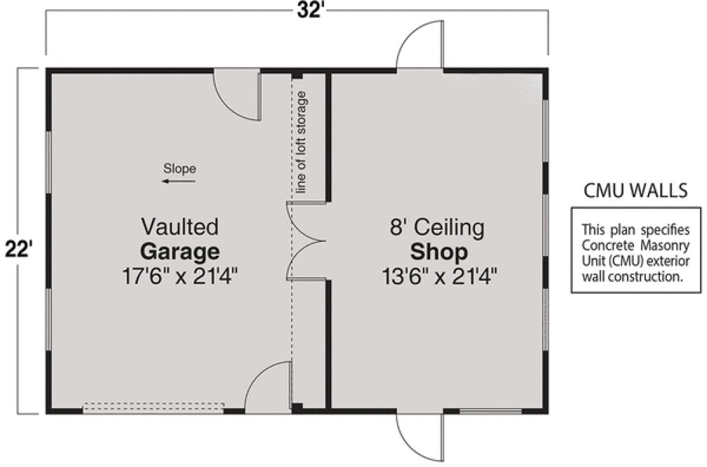Main Floor Plan for House Plan #341002