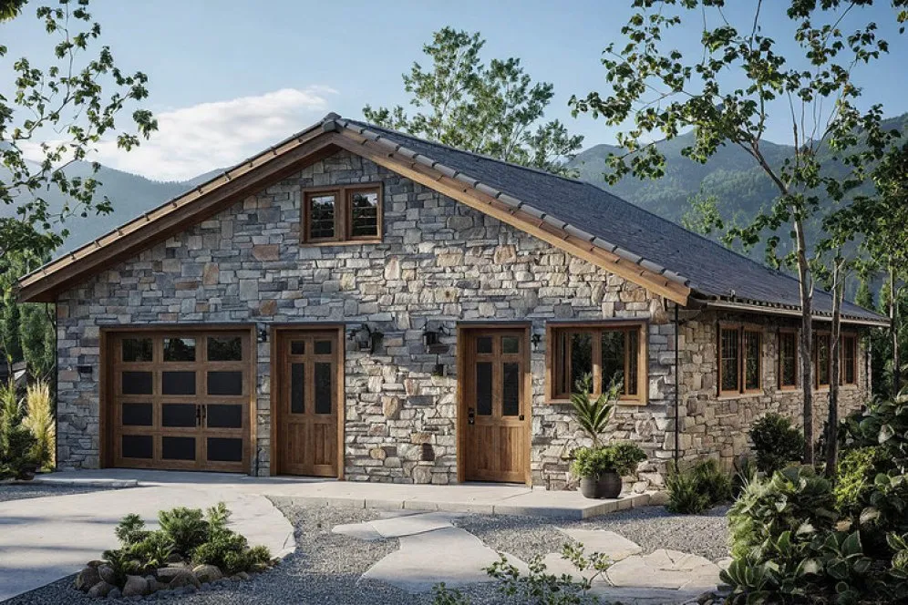 Full Rendering for House Plan #341002