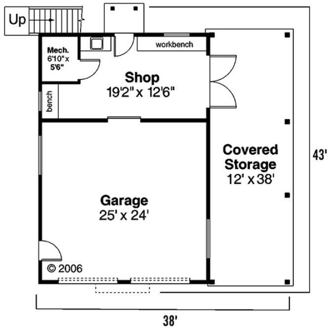 Main Floor Plan for House Plan #340202