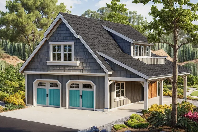 Full Rendering for House Plan #340202