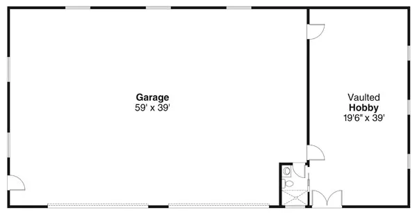 Main Floor Plan for House Plan #347302