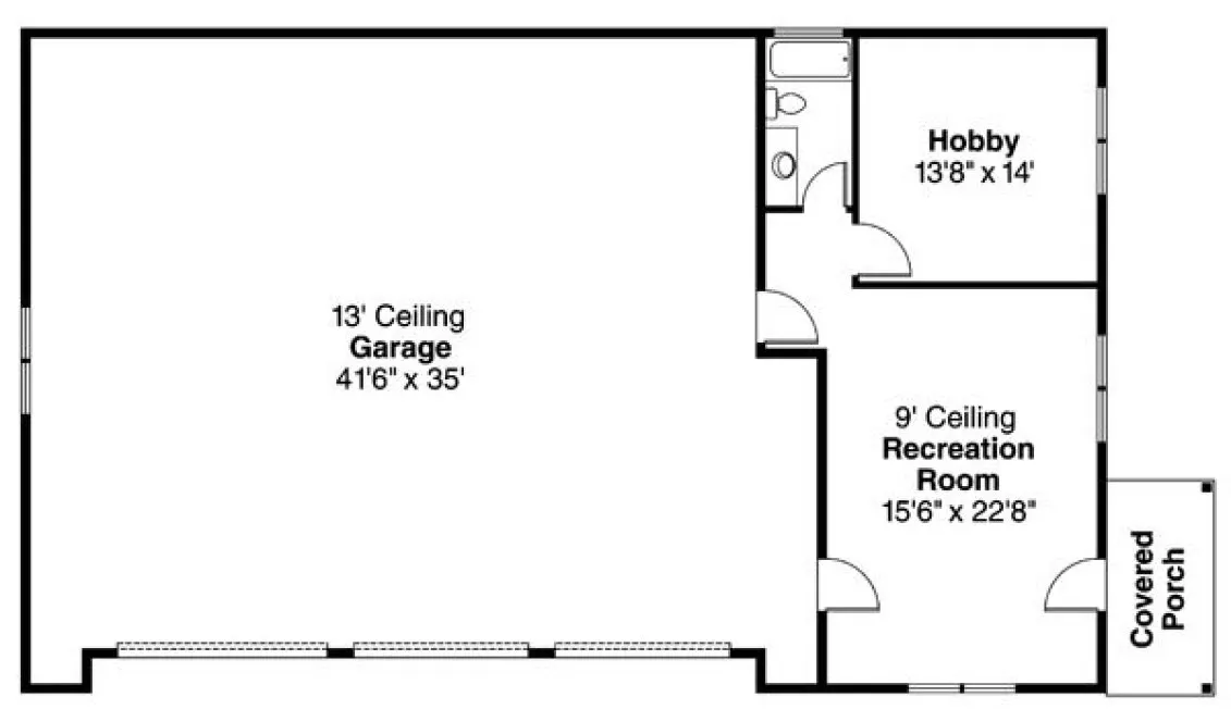 Main Floor Plan for House Plan #342402