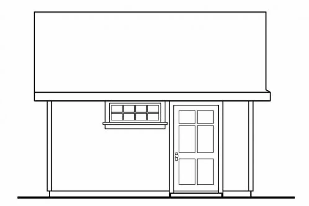 Left Elevation for Project Plan #346520