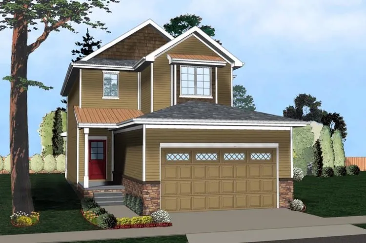 Full Rendering for House Plan #702691