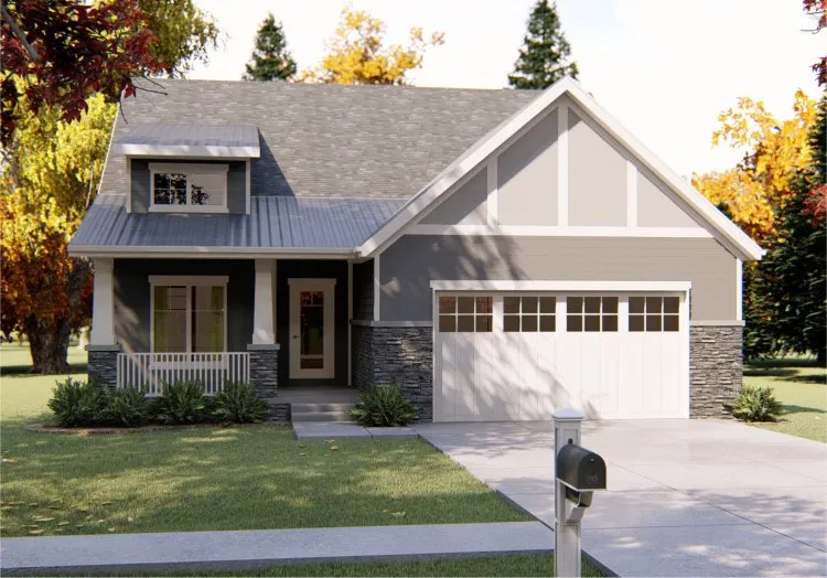 Full Rendering for House Plan #700441