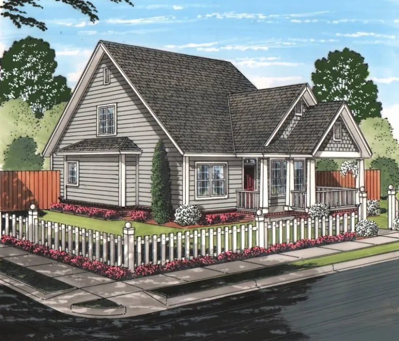 Full Rendering for House Plan #240491