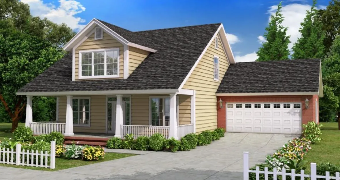 Full Rendering for House Plan #241781