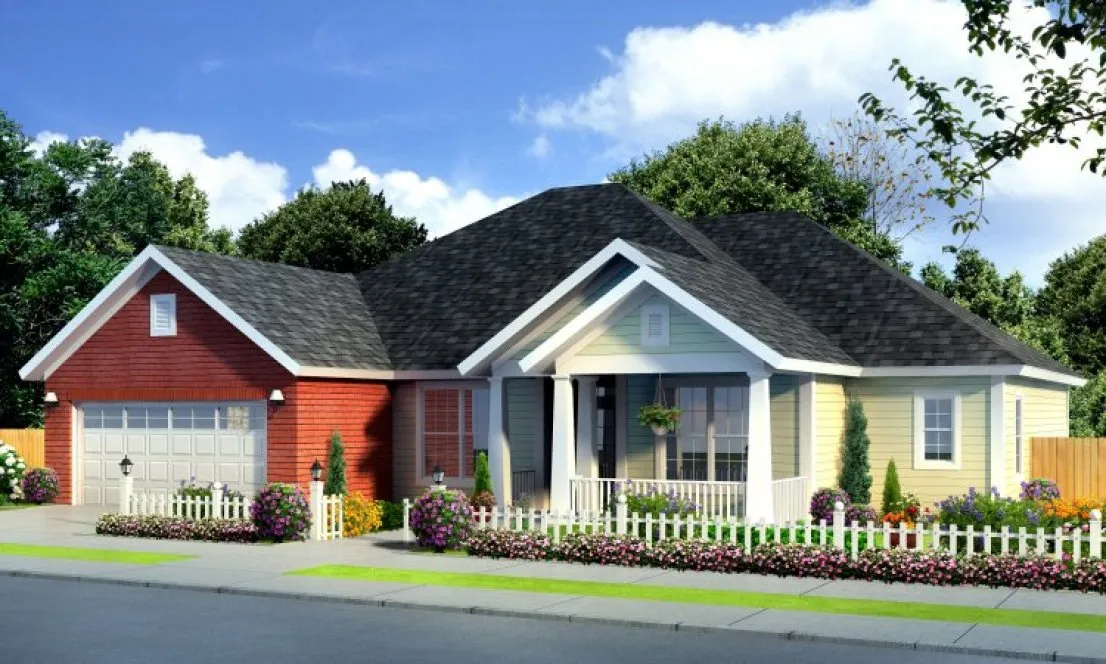 Full Rendering for House Plan #244981