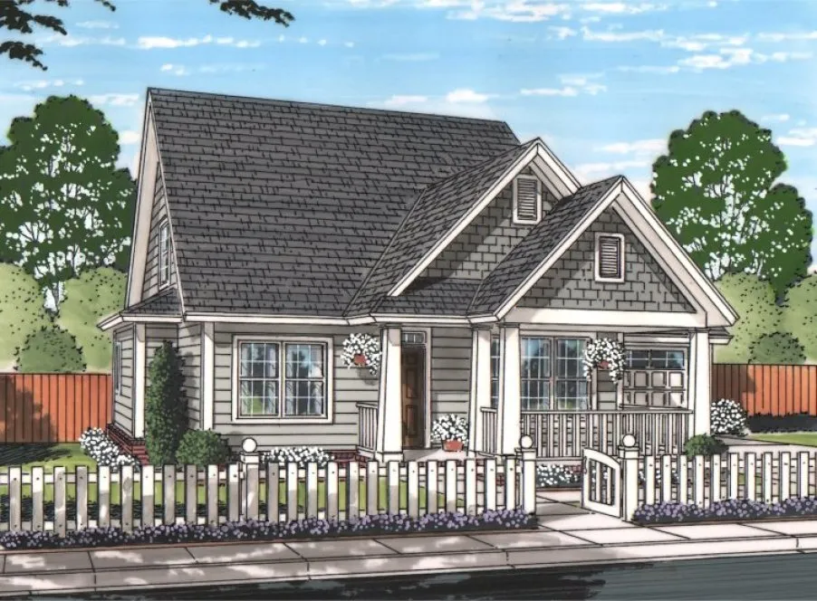 Full Rendering for House Plan #244681